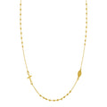 14K Yellow Gold Rosary Necklace